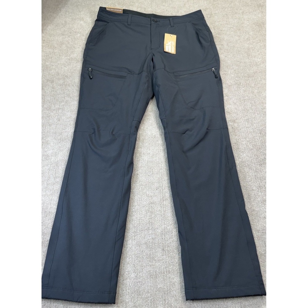 Eddie Bauer 10 Flexion 2.0 Fleece Lines Pants Outdoor Warmth Comfort Pockets
